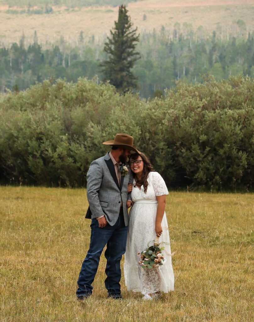 Brian and Crystal Show elopement western wedding Horses Hope and Hustle podcast.